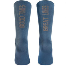 Northwave Good Times Great Lines Socks(Deep Blue/Dark Grey)