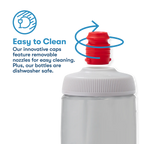 Polar Breakway Jersey Knit Bike Water Bottle Highlighter Insulated 590ml