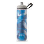 Polar Sport Insulated Bike Water Bottle 710ml Contender Blue Silver