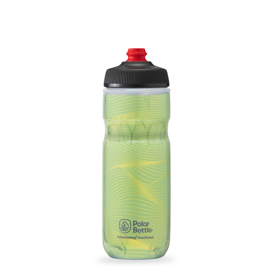 Polar Breakway Jersey Knit Bike Water Bottle Highlighter Insulated 590ml