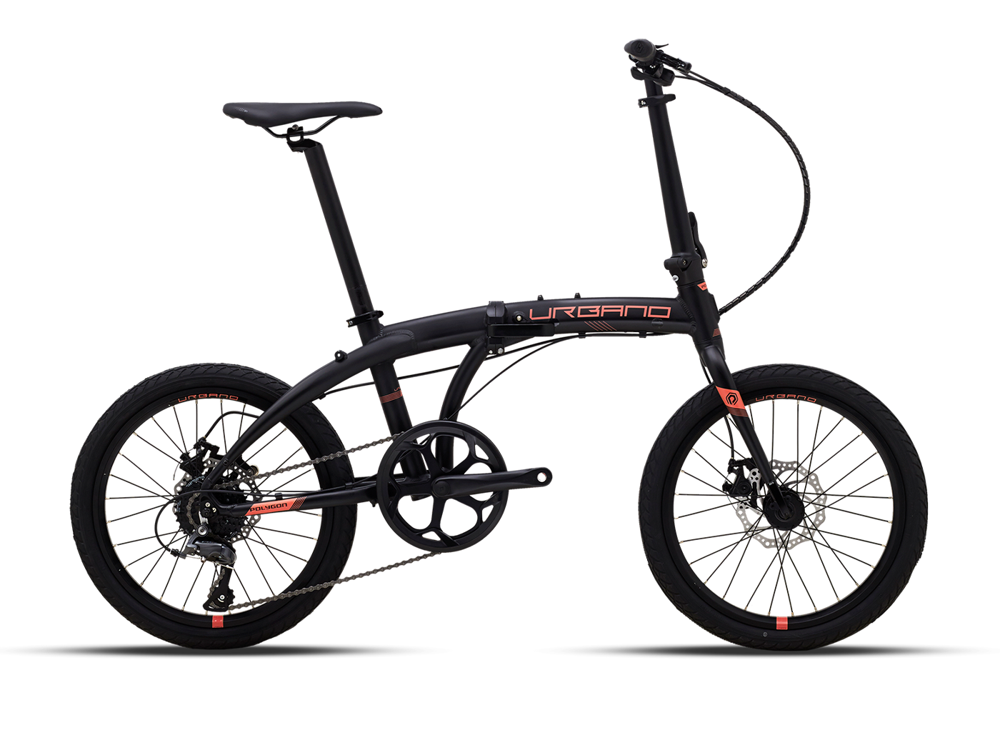 A black Magicshine ALLTY 1200U bike light is mounted underneath a bicycle handlebar, positioned directly below a Garmin cycling computer, creating a streamlined integrated setup.