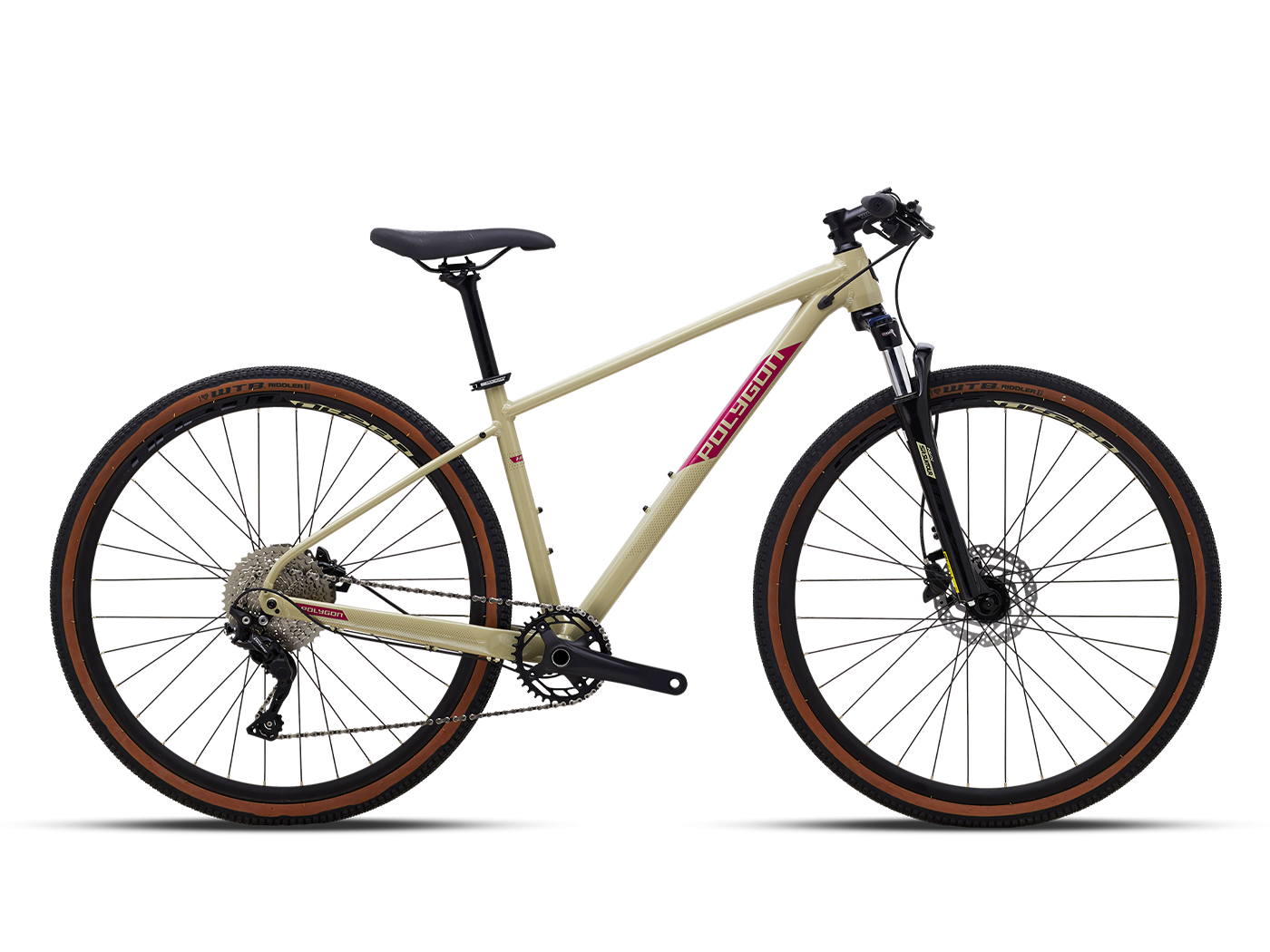 Polygon Heist X hybrid bike, designed for urban commutes and light off-road adventures, featuring a lightweight frame and responsive components.