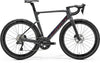 The Merida REACTO RIM 9000 KIT FRM, a sleek black carbon aero road bike frame with a deep section seat post