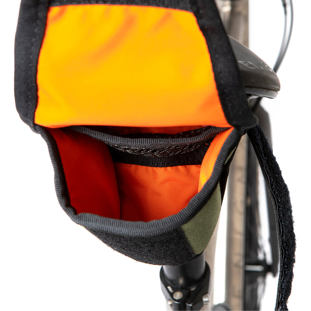 Olive green Restrap tool pouch for bike tool storage