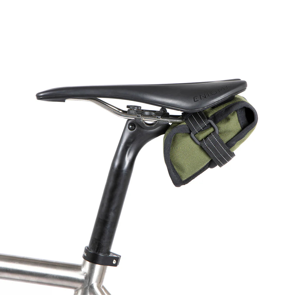 Lightweight Restrap tool pouch olive with reflective straps