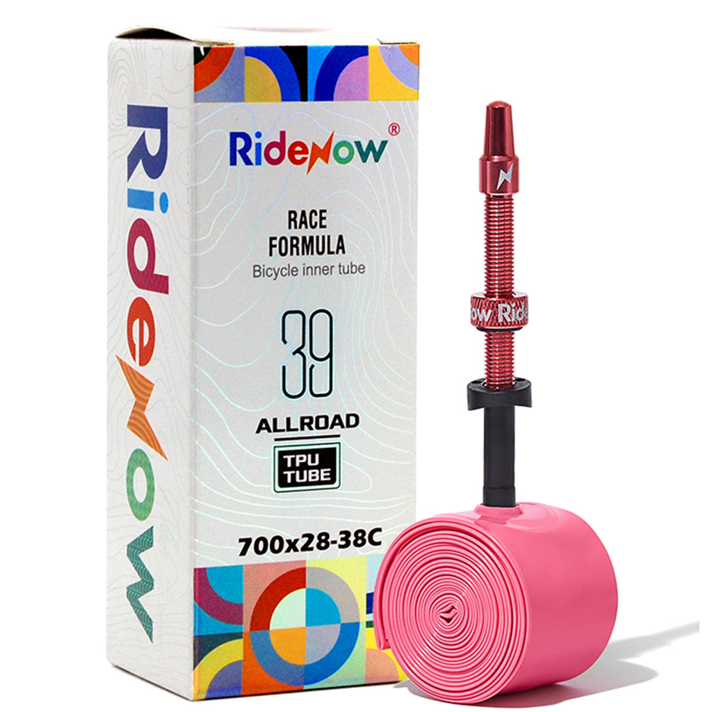 RideNow 700x28-38c TPU tube engineered for puncture protection and weight reduction