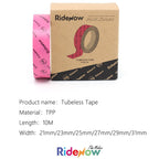 27mm Wide RideNow Tubeless Rim Tape – Ultra-Strong Adhesive, Easy to Apply