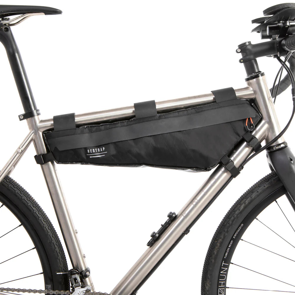 Ultra-distance race frame bag large size for audax riding