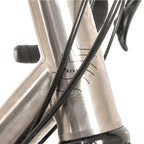 Bike frame protection vinyl guarding against dirt and bags