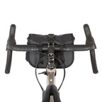 Removable cycling handlebar bag with shoulder strap