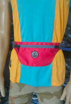 Comfortable red fanny pack for cycling and fitness activities