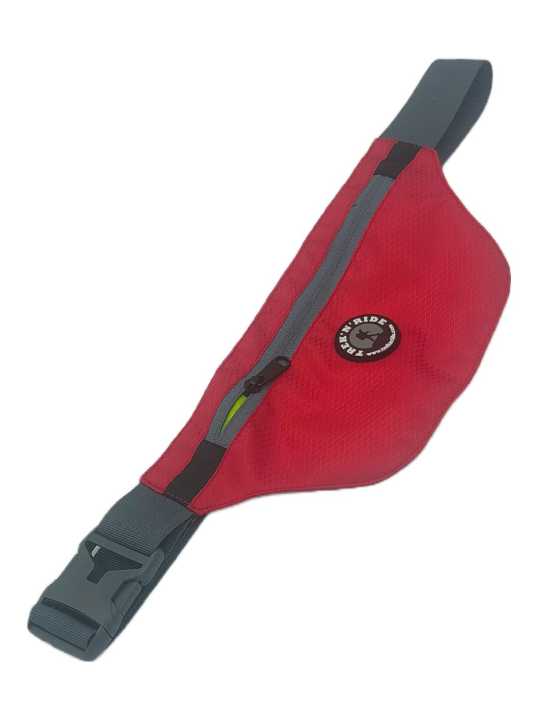 Lightweight running belt bag with secure fit design