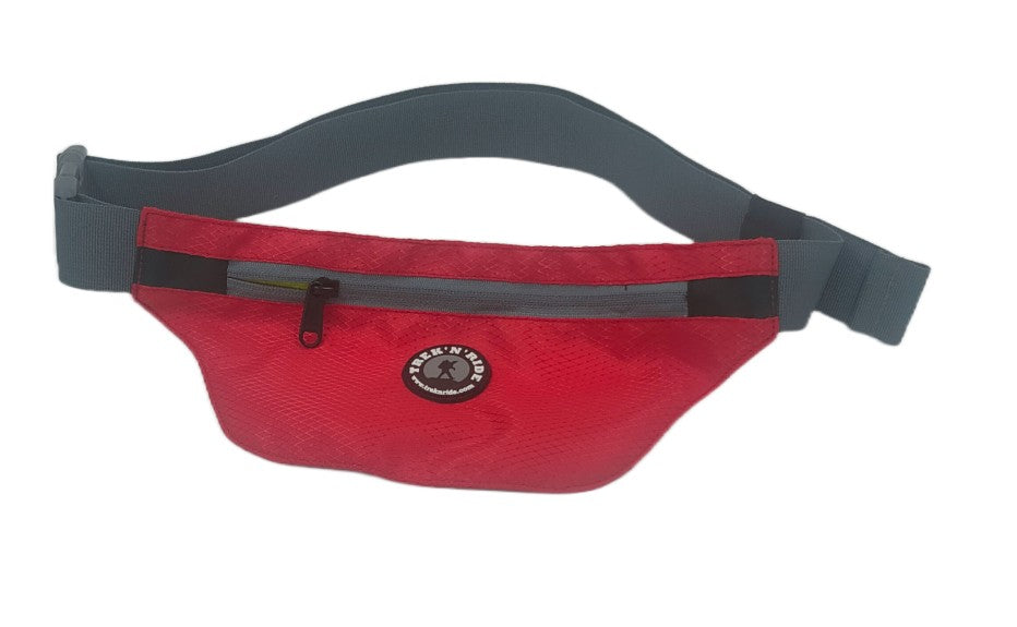 Red sports fanny pack for smartphones up to 6 inches