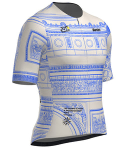Santini TDF Arrivee Arc De Triomphe Unisex Jersey(White)