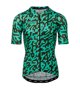 Bioracer Men's Spitfire Jersey (Green Noise)