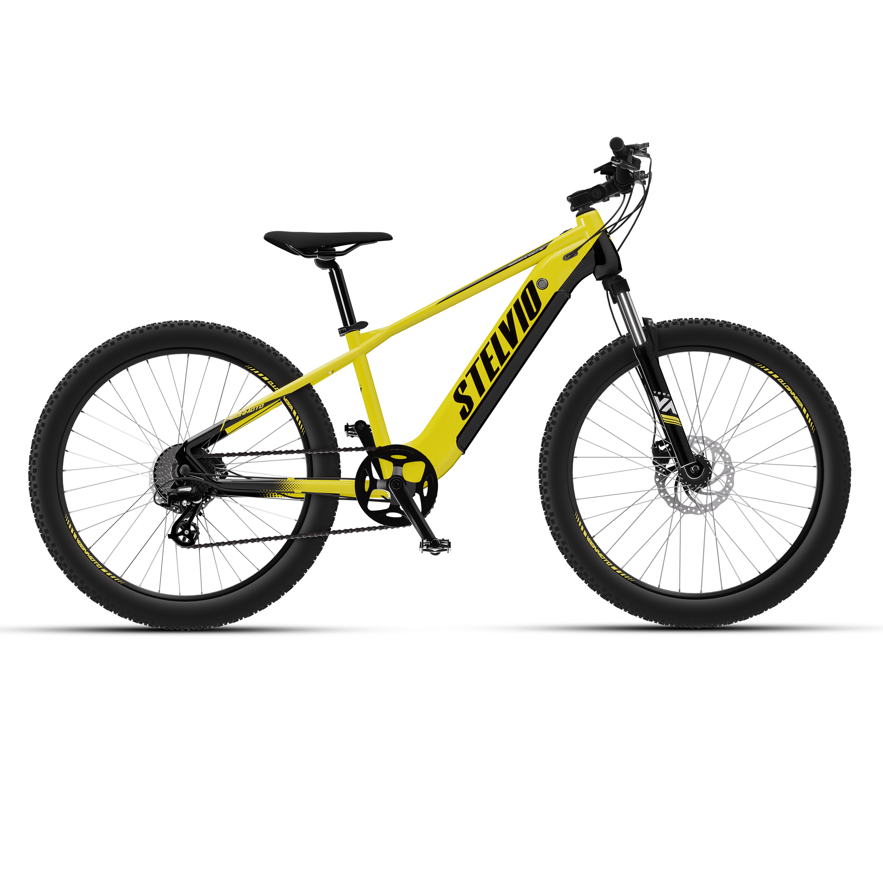 Shop Vaan Stelvio Electric MTB Bike (Yellow) Online in India | United By Cycling