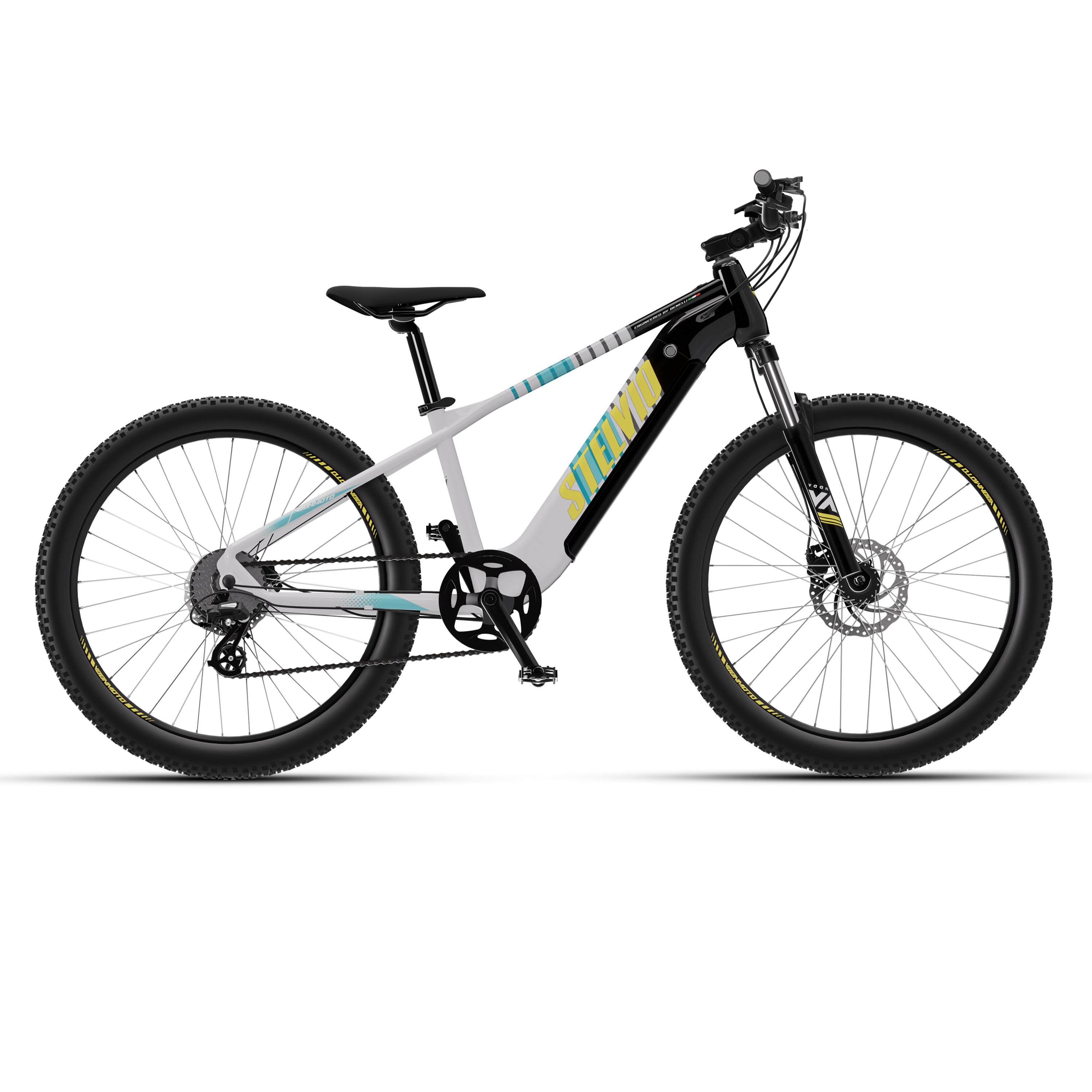 Shop Vaan Stelvio Electric MTB Bike (White) Online in India | United By Cycling