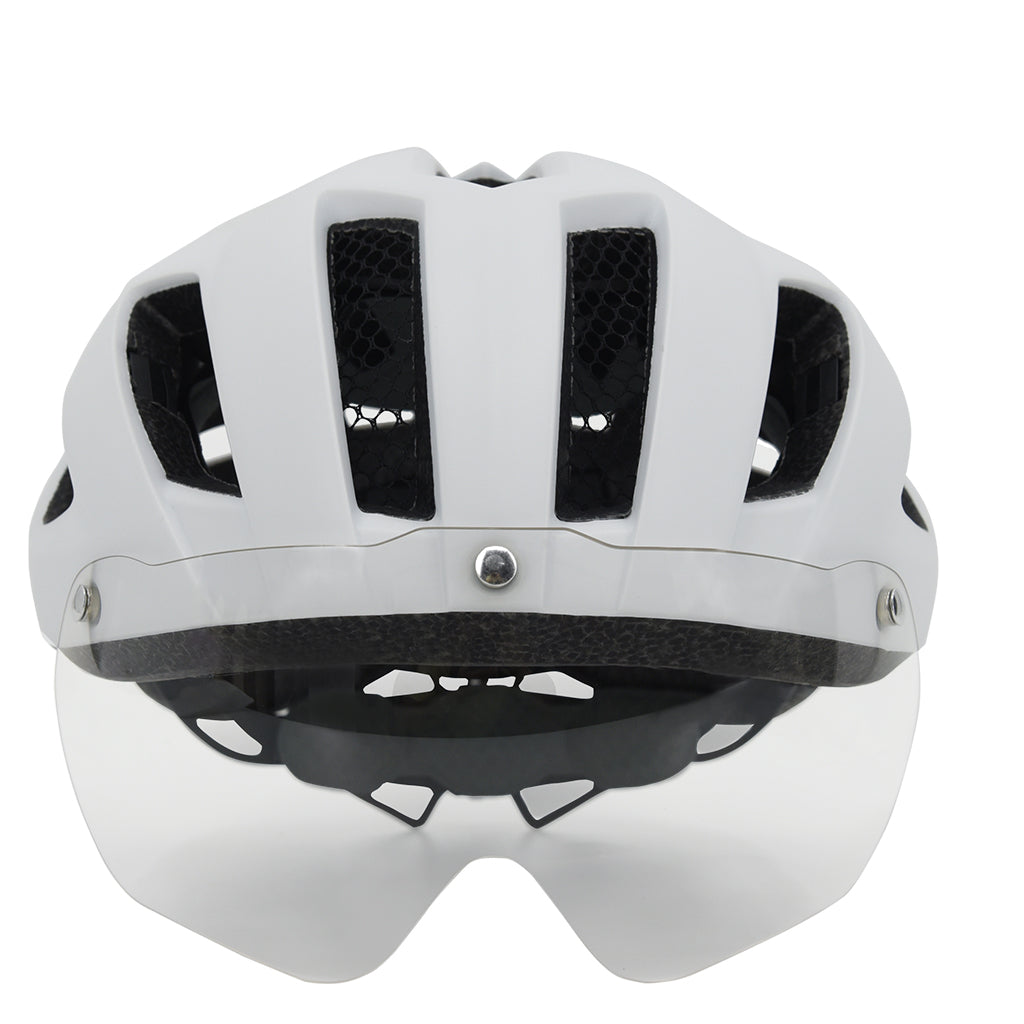 Safety Labs Expedo helmet rear view with integrated LED light