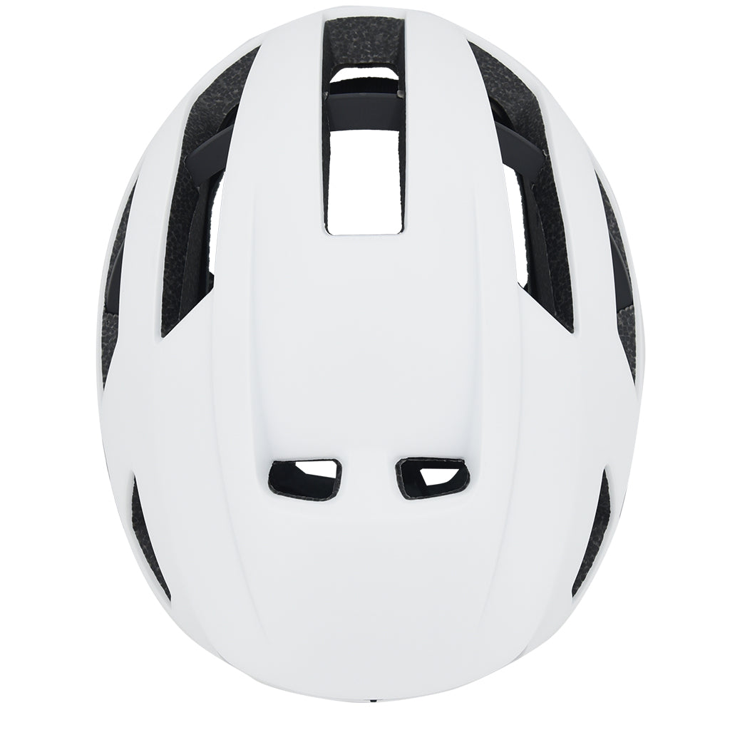 premium Safety Labs road bike helmet matt white color