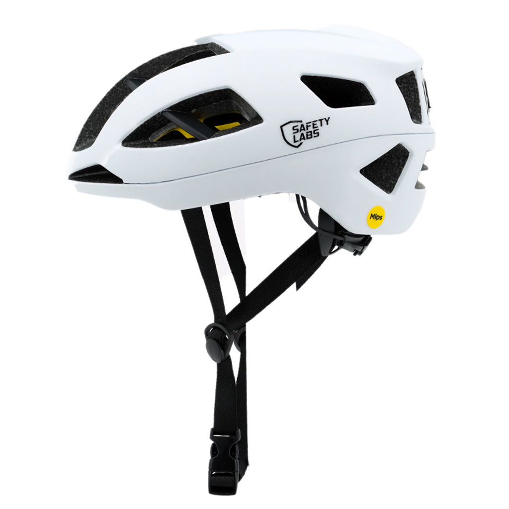 Safety Labs X-Eros 2.0 helmet rear view with LED safety light
