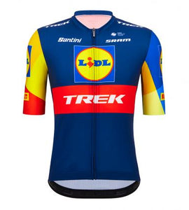 Santini Lidl-Trek Fanline Jersey-(Blue Marine)