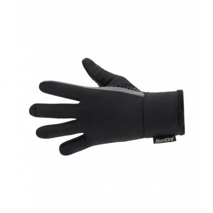 Rainproof cycling gloves with grip palm and reflective details

