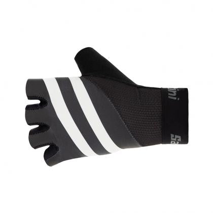 Santini Bengal summer cycling gloves in black

