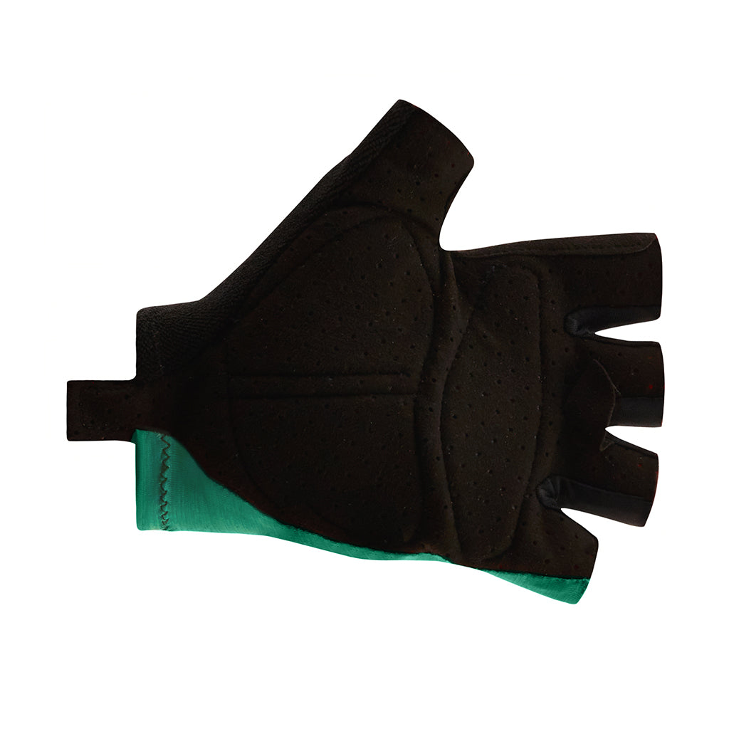 Santini Cubo Green gloves for hot weather summer rides

