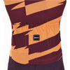 Detail shot of Santini Furia Smart Jersey Burgundy showing inner elastic hem with grip