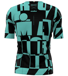 Santini Ironman Enigma Triathlon Jersey-(Aqua)