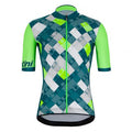 Santini VIS cycling jersey with high visibility graphics

