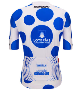Santini La Vuelta Official Best Climber Jersey-Blue
