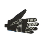 Abrasion-resistant Santini MTB gloves – blue long-finger design

