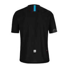 Back view of Santini MTB Sasso jersey with extra length for hydration pack coverage