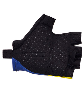 Santini Maillot Jaune Col De La Madeleine Gloves-Print