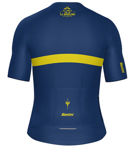 Santini Maillot Jaune Col De La Madeleine Unisex Jersey-(Print)