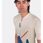 Santini Note Jersey featuring breathable Polartec Delta fabric