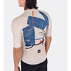 Santini gravel cycling jersey with slim fit and triple back pocket