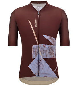Santini Note Jersey-(Chocolate)