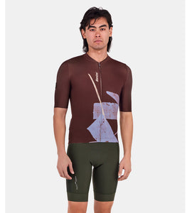 Santini Note Jersey-(Chocolate)