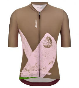 Santini Note Jersey-(Military Green)