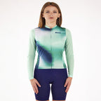 Santini Ombra Green Eco Long Sleeve Cycling Top