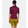 Form-fitting Santini jersey for a sleek riding profile

