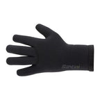 Santini Shield black neoprene winter cycling gloves waterproof

