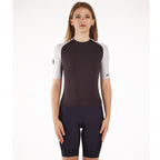 Front view of Santini slip-on jersey with second-skin fit

