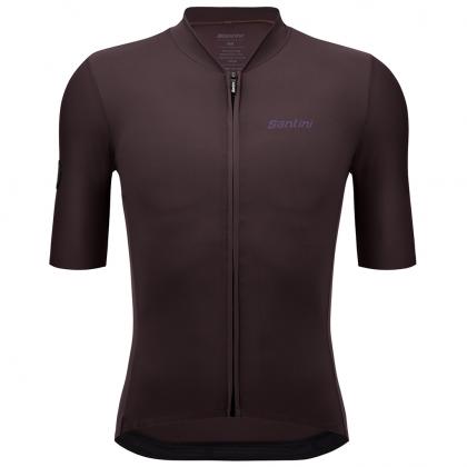 Santini Terranova Stone unisex cycling jersey in wood color