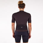Back view of triple pocket Santini Terranova jersey in wood


