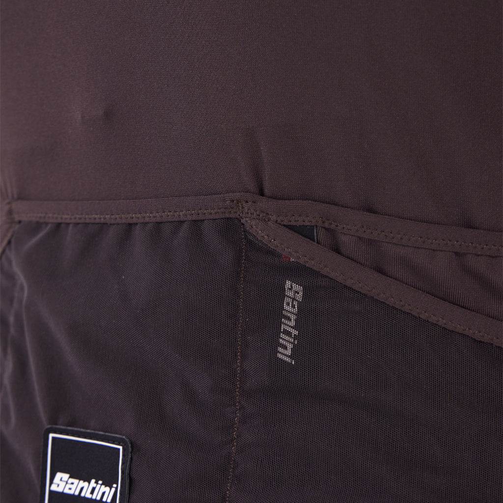 Slim fit Santini jersey with silicone gripper and body-contoured design