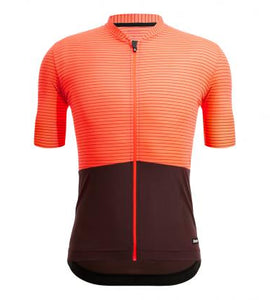 Santini Colore Riga Jersey-(Orange)