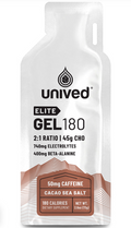 Shop UNIVED Elite Gel-180 (Cacao-Sea Salt, Box Of 6) Online in India | United By Cycling